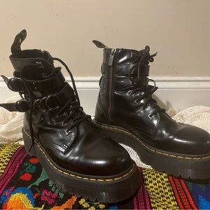 Dr. Martens Black Combat Boots